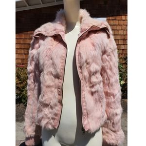 Pink Fur Coat
